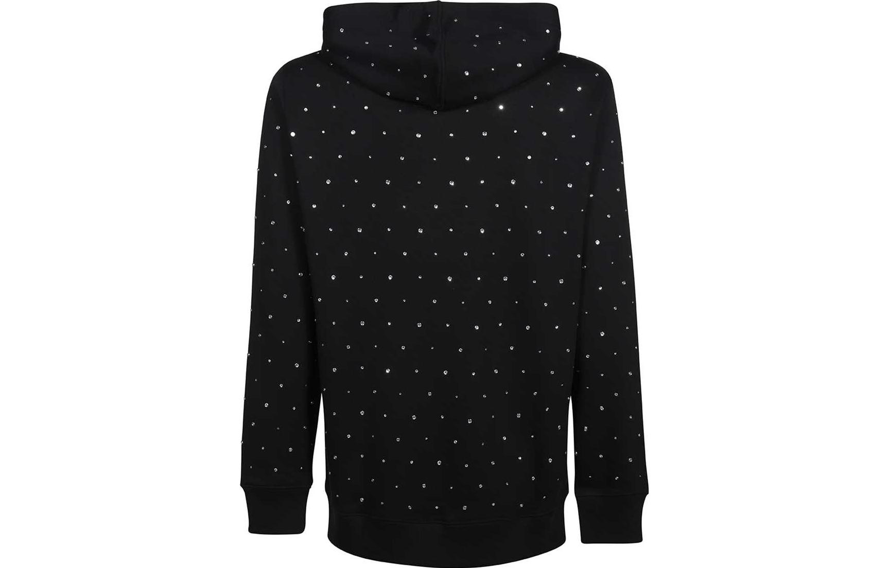 Givenchy  Black Oversized Hoodie with Letter Print BMJ0HB3YEK-001 圖 3