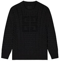 Givenchy Black Pullover Crewneck Long-Sleeve Sweater. BM90Q24YGJ-001 Givenchy Black Pullover Crewneck Long-Sleeve Sweater. BM90Q24YGJ-001