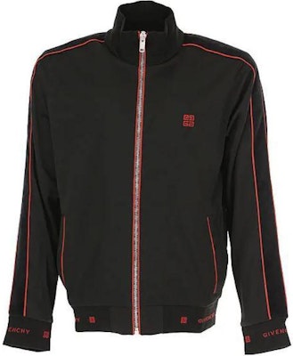 Chaqueta Givenchy Negra y Roja con Logotipo y Cremallera Cuello Alto. BM708V300B-001 Buy Chaqueta Givenchy Negra y Roja con Logotipo y Cremallera Cuello Alto. BM708V300B-001