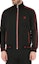 Lookbook Chaqueta Givenchy Negra y Roja con Logotipo y Cremallera Cuello Alto. BM708V300B-001
