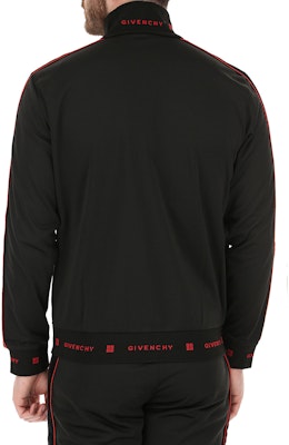 Chaqueta Givenchy Negra y Roja con Logotipo y Cremallera Cuello Alto. BM708V300B-001 Shop Chaqueta Givenchy Negra y Roja con Logotipo y Cremallera Cuello Alto. BM708V300B-001