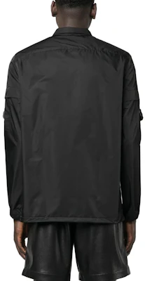 Givenchy Black Satin Long Sleeve Zip Shirt. BM60VG13YT-001 Shop Givenchy Black Satin Long Sleeve Zip Shirt. BM60VG13YT-001