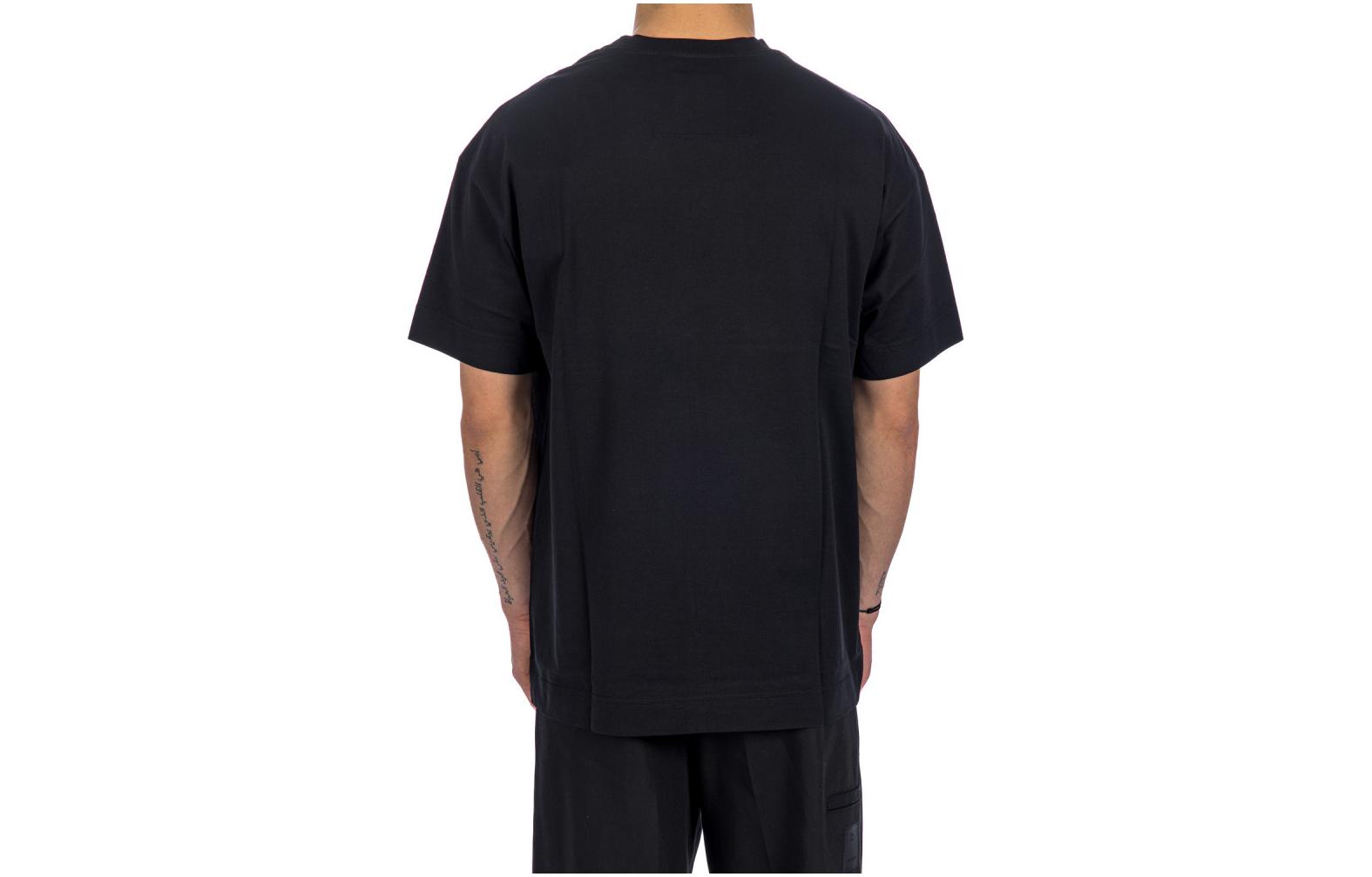 GIVENCHY  Black Slim-Fit Crewneck T-Shirt with Letter Print Design BM71JA3YLW-001 圖 3