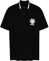 Givenchy Black Slim Fit Short Sleeve Polo Shirt with Buttoned Collar BM71KX3YL0-001 Givenchy Black Slim Fit Short Sleeve Polo Shirt with Buttoned Collar BM71KX3YL0-001