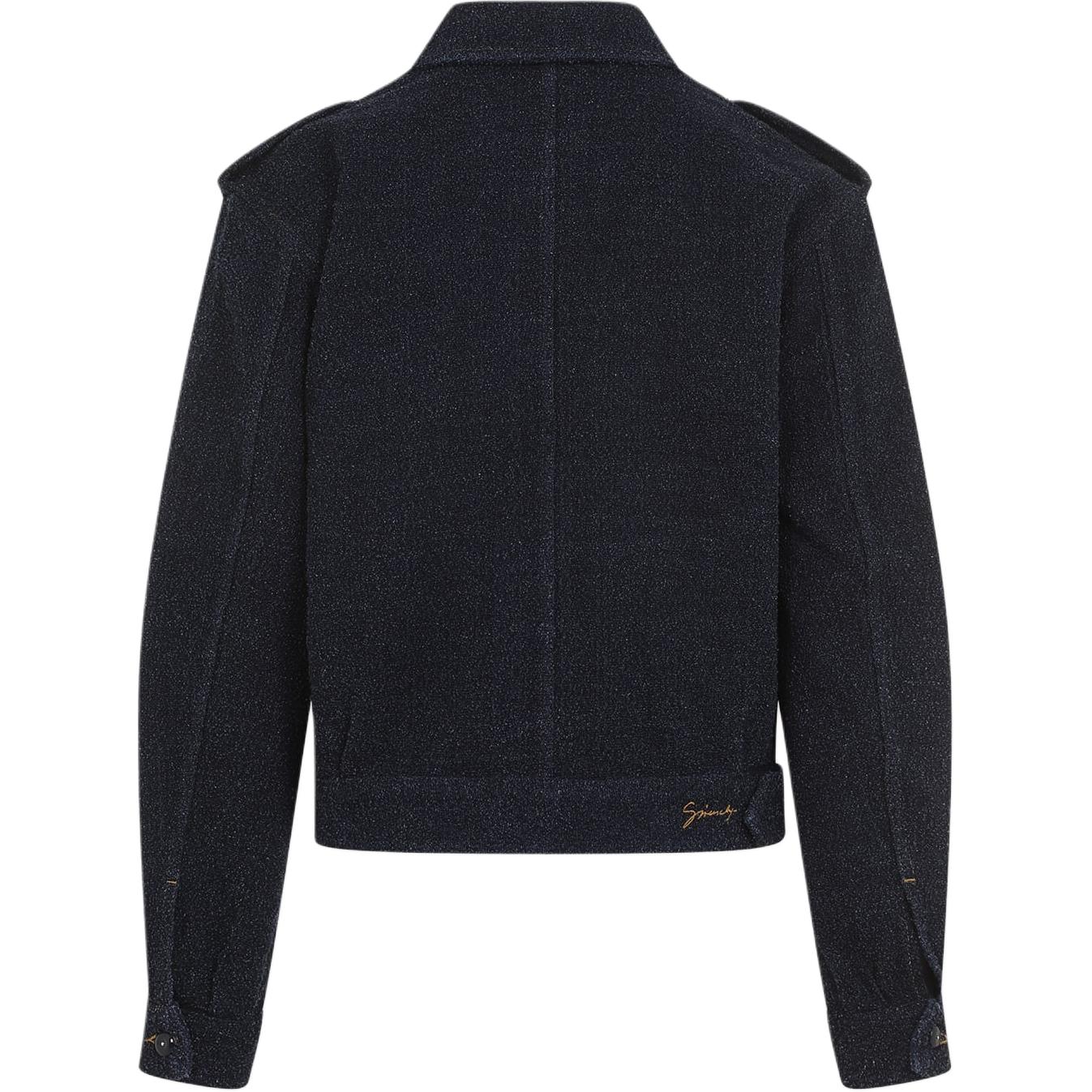 Lookbook 纪梵希 黑色纯色长袖扣式夹克 BM018Q5YB7-415