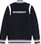 Lookbook Givenchy Black Striped Letter Embroidered Baseball Jacket. BM00D04Y1L-004