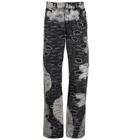 GIVENCHY Black Washed Straight-Leg Jeans BM50UY5Y44-007 GIVENCHY Black Washed Straight-Leg Jeans BM50UY5Y44-007