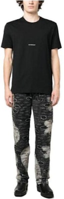 GIVENCHY Jeans Hitam Straight-Leg Washed BM50UY5Y44-007 Lookbook GIVENCHY Jeans Hitam Straight-Leg Washed BM50UY5Y44-007