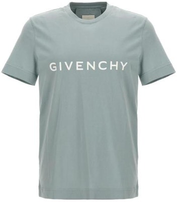 Givenchy Blue Cotton Crewneck Letter Print Slim Fit T-Shirt. BM716G3YAC-456 Order Givenchy Blue Cotton Crewneck Letter Print Slim Fit T-Shirt. BM716G3YAC-456