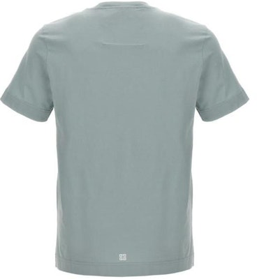 Givenchy Blue Cotton Crewneck Letter Print Slim Fit T-Shirt. BM716G3YAC-456 Lookbook Givenchy Blue Cotton Crewneck Letter Print Slim Fit T-Shirt. BM716G3YAC-456