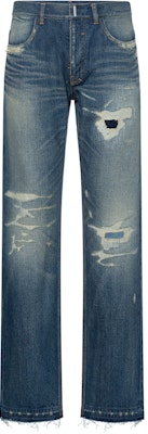 Givenchy Jeans Biru Distressed Zipper Straight-Leg. BM50UY50VP-452 Buy Givenchy Jeans Biru Distressed Zipper Straight-Leg. BM50UY50VP-452