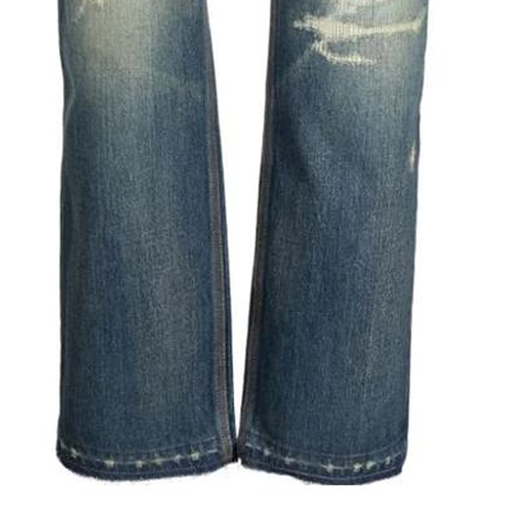 Details for Givenchy Jeans Biru Distressed Zipper Straight-Leg. BM50UY50VP-452