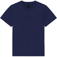 Givenchy Blue Logo Letter Crewneck T-Shirt BM714R3Y6B-410 Givenchy Blue Logo Letter Crewneck T-Shirt BM714R3Y6B-410