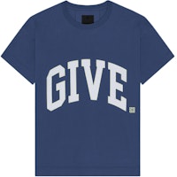 GIVENCHY Blue Logo Print Loose Fit Short Sleeve T-Shirt. BM71JB3YMV-420 GIVENCHY Blue Logo Print Loose Fit Short Sleeve T-Shirt. BM71JB3YMV-420