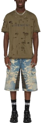 Givenchy Coklat T-Shirt Lengan Pendek Cetak Huruf Distress. BM716N3Y8Y-305 Lookbook Givenchy Coklat T-Shirt Lengan Pendek Cetak Huruf Distress. BM716N3Y8Y-305