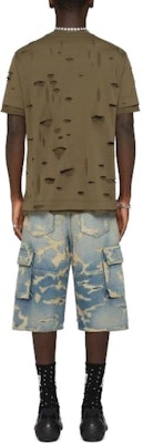 Givenchy Coklat T-Shirt Lengan Pendek Cetak Huruf Distress. BM716N3Y8Y-305 Shop Givenchy Coklat T-Shirt Lengan Pendek Cetak Huruf Distress. BM716N3Y8Y-305