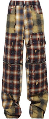 纪梵希 棕色中腰格纹直筒休闲裤 BM51BJ5Y7H-960 Buy 纪梵希 棕色中腰格纹直筒休闲裤 BM51BJ5Y7H-960