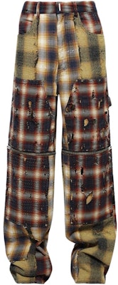 纪梵希 棕色中腰格纹直筒休闲裤 BM51BJ5Y7H-960 Order 纪梵希 棕色中腰格纹直筒休闲裤 BM51BJ5Y7H-960