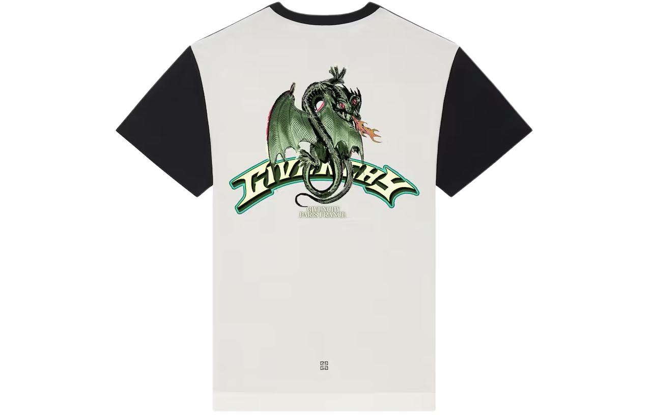 GIVENCHY  Crew Neck Casual Short Sleeve T-Shirt Black BM71JA3YJY-004 圖 3