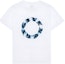 Buy Camiseta Blanca Givenchy Cuello Redondo Manga Corta con Estampado Gráfico BM716N3YFF-100