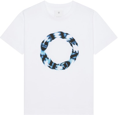 Camiseta Blanca Givenchy Cuello Redondo Manga Corta con Estampado Gráfico BM716N3YFF-100 Order Camiseta Blanca Givenchy Cuello Redondo Manga Corta con Estampado Gráfico BM716N3YFF-100