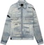 Order GIVENCHY Chaqueta Vaquera Casual Azul Claro con Cremallera Desgastada BM012N5Y6T-452