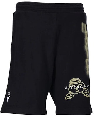 GIVENCHY Elastic Waist Printed Casual Shorts Black BM51863YH6-001 Order GIVENCHY Elastic Waist Printed Casual Shorts Black BM51863YH6-001