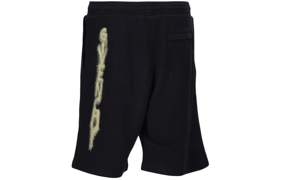 Lookbook GIVENCHY  Elastic Waist Printed Casual Shorts Black BM51863YH6-001
