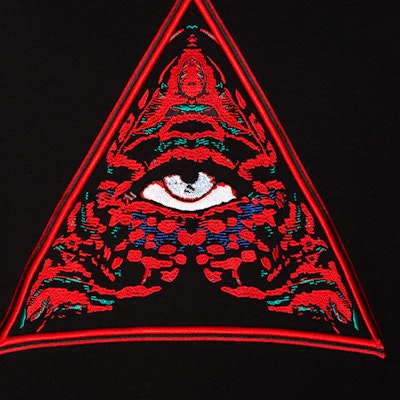 GIVENCHY Embroidered Eyes Crew Neck Sweatshirt Black 17F7345653-001 Details for GIVENCHY Embroidered Eyes Crew Neck Sweatshirt Black 17F7345653-001