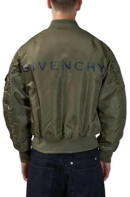 GIVENCHY 綠色字母印花拉鍊外套 BM012F14JD-305 Lookbook GIVENCHY 綠色字母印花拉鍊外套 BM012F14JD-305