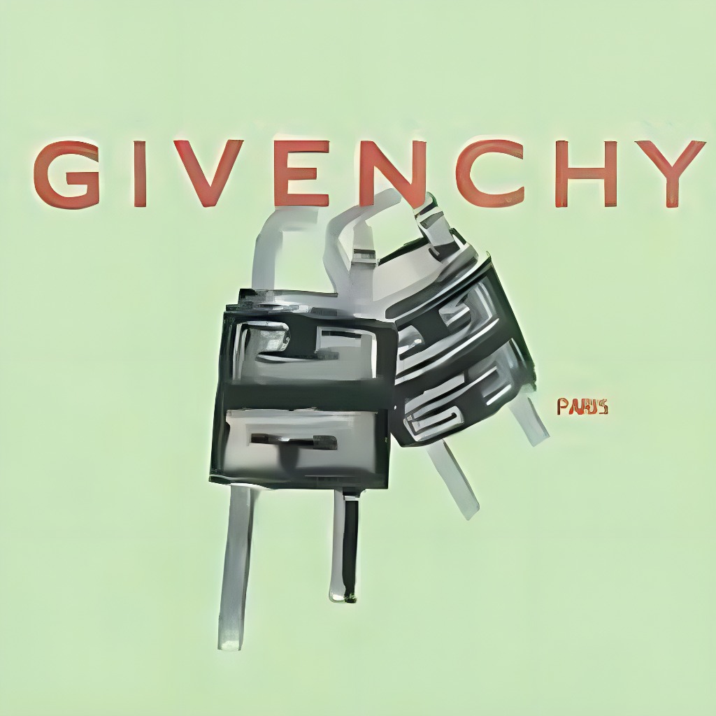 Details for 지방시 그린 로고 레터 프린트 크루넥 티셔츠. BM716G3YBC-322