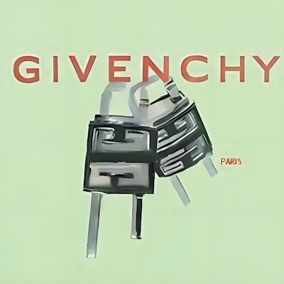 지방시 그린 로고 레터 프린트 크루넥 티셔츠. BM716G3YBC-322 Details for 지방시 그린 로고 레터 프린트 크루넥 티셔츠. BM716G3YBC-322