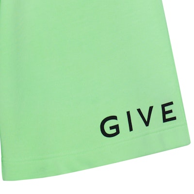 Givenchy Green Shorts with Letter Logo Print Casual Style. BM51863YAC326 Shop Givenchy Green Shorts with Letter Logo Print Casual Style. BM51863YAC326