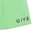 Shop Givenchy Green Shorts with Letter Logo Print Casual Style. BM51863YAC326