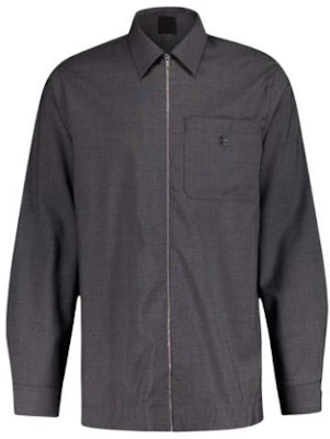 纪梵希灰色纯色拉链长袖夹克 BM60YT1558-030 Order 纪梵希灰色纯色拉链长袖夹克 BM60YT1558-030