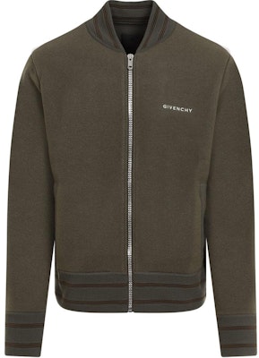 Chaqueta Givenchy Khaki con Logo, Cuello Alto y Cierre Frontal. BM014A4YFP-305 Order Chaqueta Givenchy Khaki con Logo, Cuello Alto y Cierre Frontal. BM014A4YFP-305