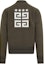 Lookbook Chaqueta Givenchy Khaki con Logo, Cuello Alto y Cierre Frontal. BM014A4YFP-305