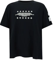 Givenchy Letter Print Crewneck T-Shirt Black BM71JB3YHU-001 Givenchy Letter Print Crewneck T-Shirt Black BM71JB3YHU-001