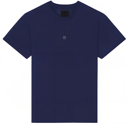 GIVENCHY Logo Crewneck Short-Sleeve T-Shirt Navy Blue BM716G3YCC-410 Buy GIVENCHY Logo Crewneck Short-Sleeve T-Shirt Navy Blue BM716G3YCC-410