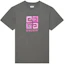 Order Givenchy Logo Letter Print Crewneck T-Shirt Grey BM716G3YCT-056