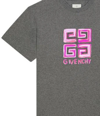 Givenchy Logo Letter Print Crewneck T-Shirt Grey BM716G3YCT-056 Details for Givenchy Logo Letter Print Crewneck T-Shirt Grey BM716G3YCT-056