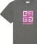 Details for Givenchy Logo Letter Print Crewneck T-Shirt Grey BM716G3YCT-056