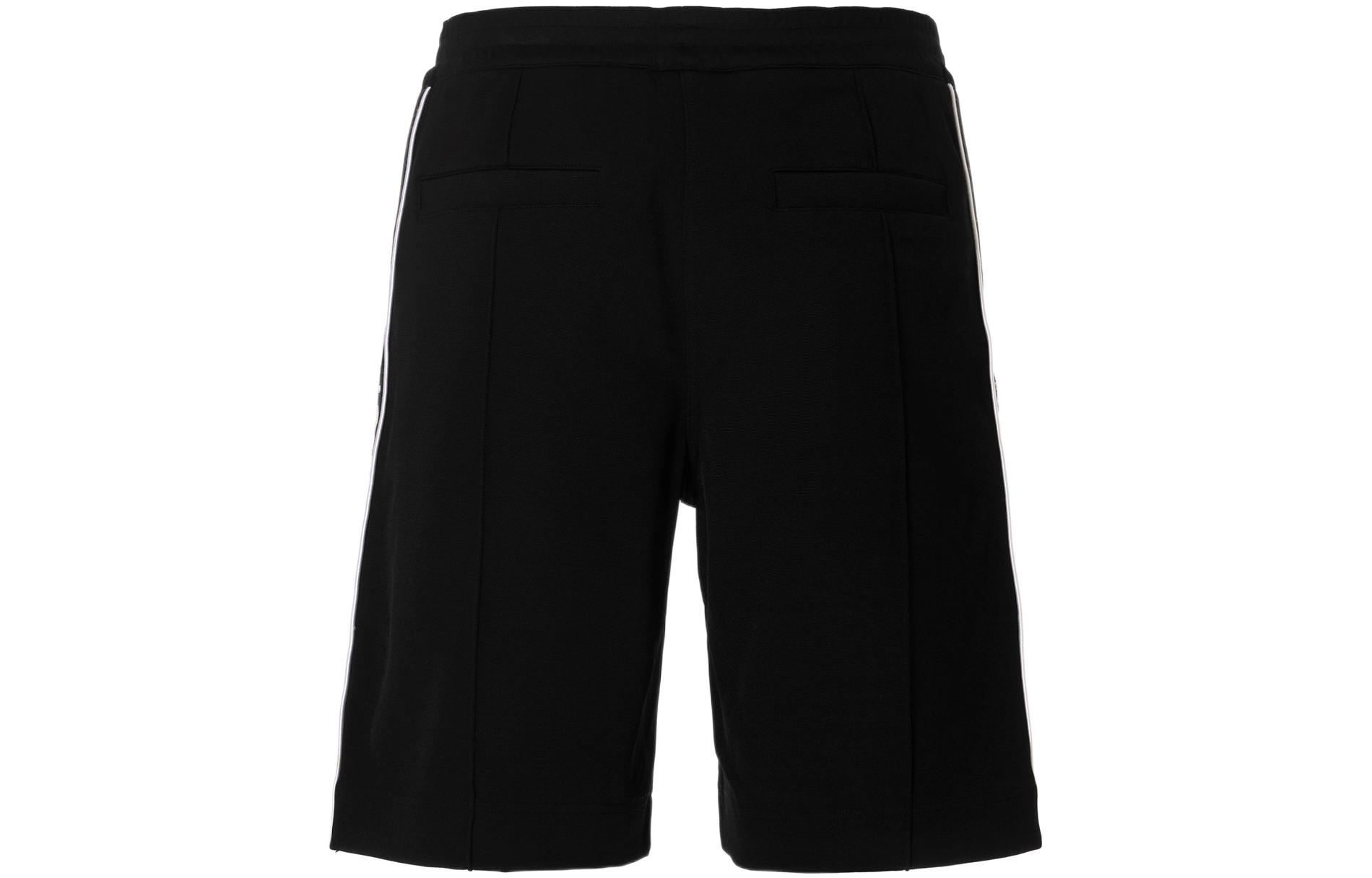 Lookbook Givenchy Celana Pendek Kasual Hitam dengan Logo Terprint BM50ZK30Q6-001