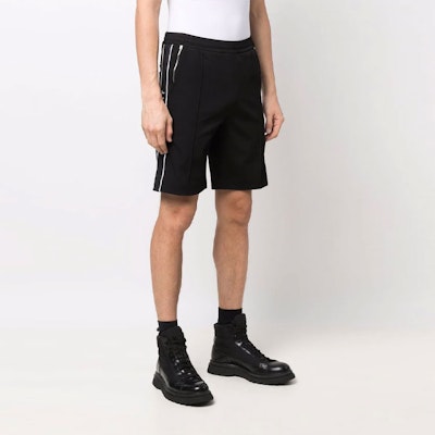 Givenchy Celana Pendek Kasual Hitam dengan Logo Terprint BM50ZK30Q6-001 Details for Givenchy Celana Pendek Kasual Hitam dengan Logo Terprint BM50ZK30Q6-001