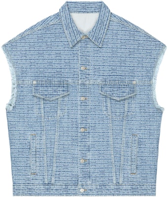 纪梵希印花无袖夹克钢蓝色 BM012950P9-452 Order 纪梵希印花无袖夹克钢蓝色 BM012950P9-452