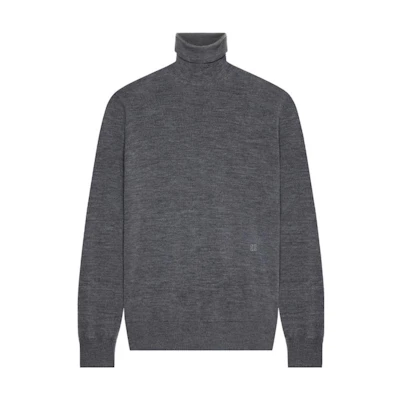 GIVENCHY Logo Turtleneck Cashmere Sweater Long Sleeve BM90PX4YES-030