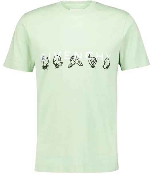 givenchy-loose-fit-green-letter-print-crewneck-t-shirt-bm-716-g3-yh-5-341