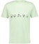 Buy GIVENCHY Loose Fit Green Letter Print Crewneck T-Shirt BM716G3YH5-341
