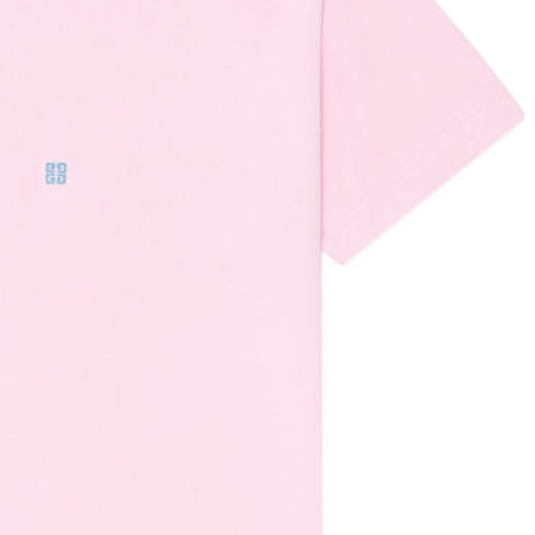 GIVENCHY  Pink SS24 Embroidered Logo Crewneck T-Shirt. BM71JA3YM1-661 圖 7