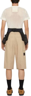 纪梵希褶皱绑带休闲短裤卡其色 BM51F315FH-250 Shop 纪梵希褶皱绑带休闲短裤卡其色 BM51F315FH-250